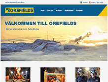 Tablet Screenshot of orefields.com